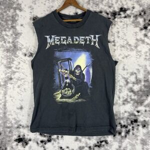 Megadeth‎ Countdown To Extinction Tour Shirt Size Large Alternate Art Black